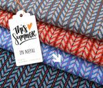 Bio Jacquard - Nepal - bluette - This Summer - Hamburger Liebe